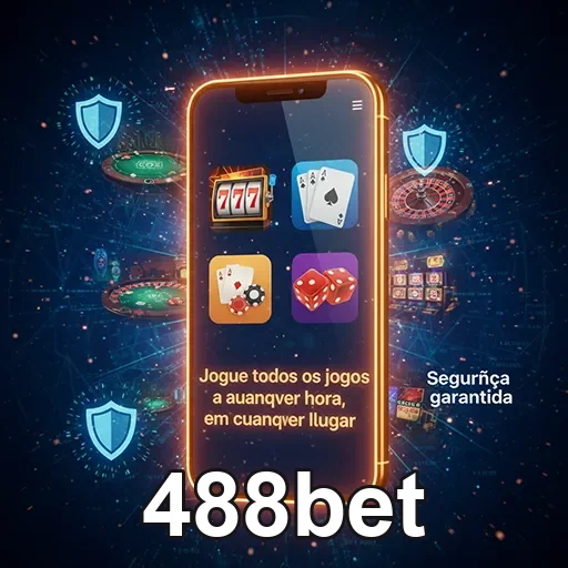 Tela do app móvel mostrando variedade de jogos de casino