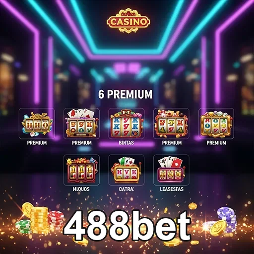 Tela de smartphone mostrando jogos de cassino ao vivo e interface de app mobile